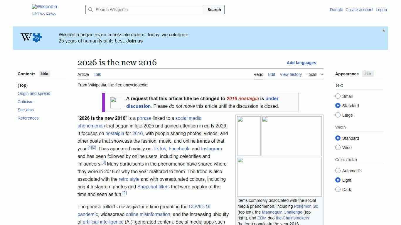 2026 is the new 2016 - Wikipedia